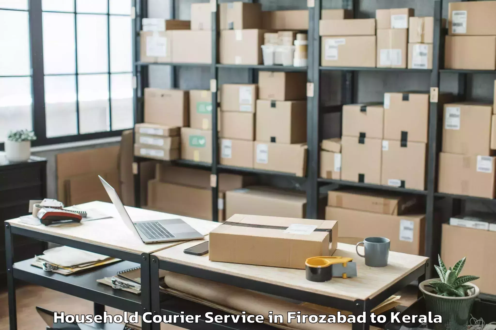 Book Firozabad to Ottapalam Household Courier